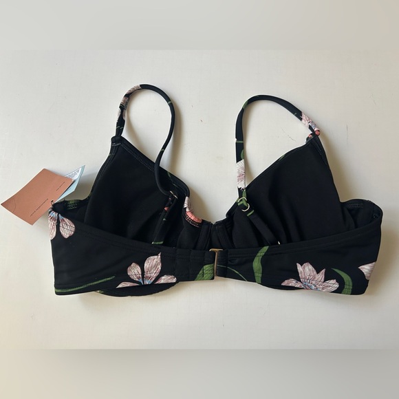 Shade and Shore Floral Bikini Top 34D NWT - Picture 2 of 6
